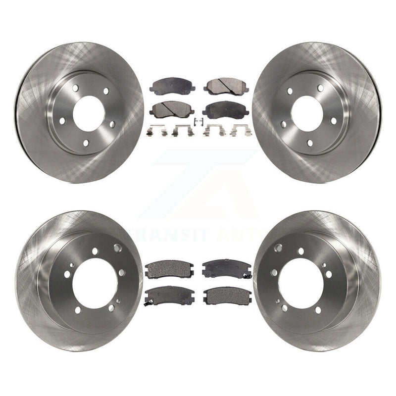 Transit Auto K8T-101007 Disc Brake Kit for 2001-2005 Mitsubishi Eclipse, Chrysler Sebring, Dodge Stratus & more - Front and Rear product image
