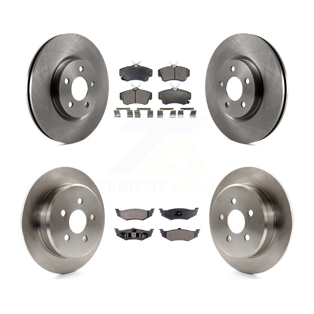Transit Auto K8T-101011 Disc Brake Kit for 2001-2007 Chrysler PT Cruiser - Front and Rear product image