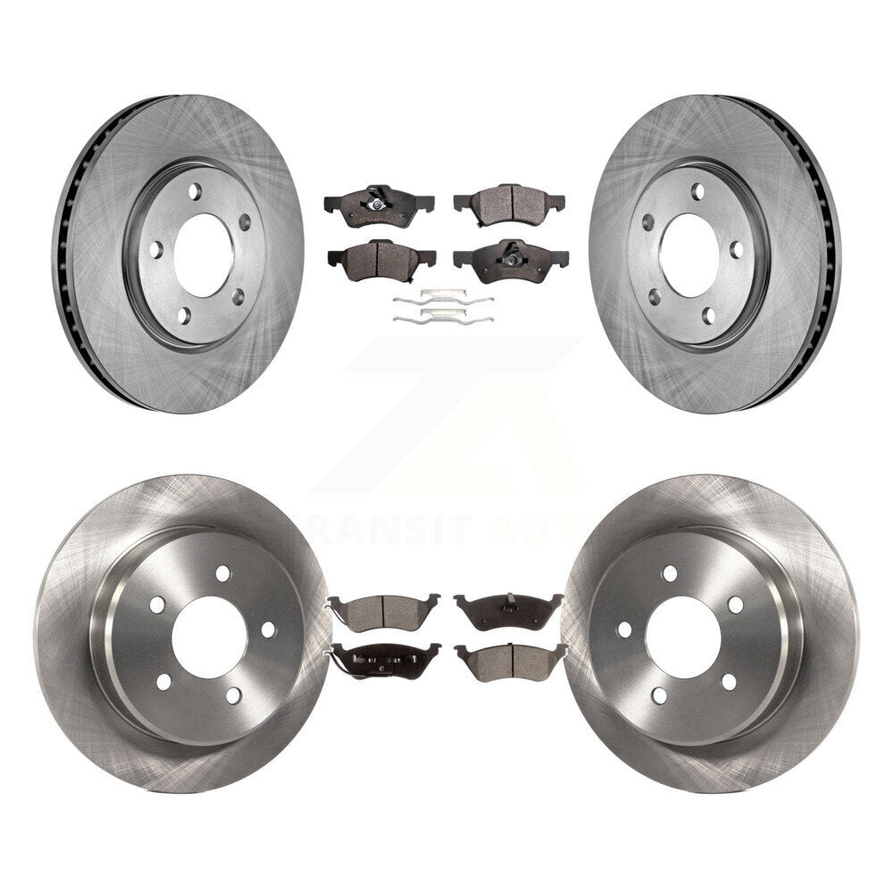 Transit Auto K8T-101016 Disc Brake Kit for 2001-2007 Dodge Grand Caravan, Chrysler Town & Country, Chrysler Grand Voyager & more - Front and Rear product image