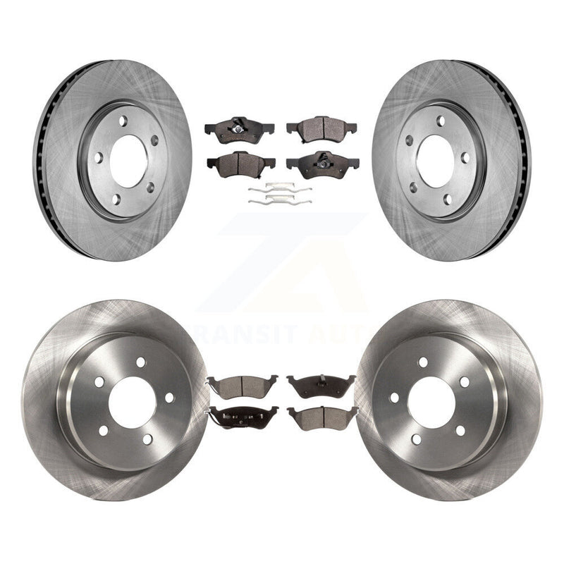 Transit Auto K8T-101016 Disc Brake Kit for 2001-2007 Dodge Grand Caravan, Chrysler Town & Country, Chrysler Grand Voyager & more - Front and Rear product image