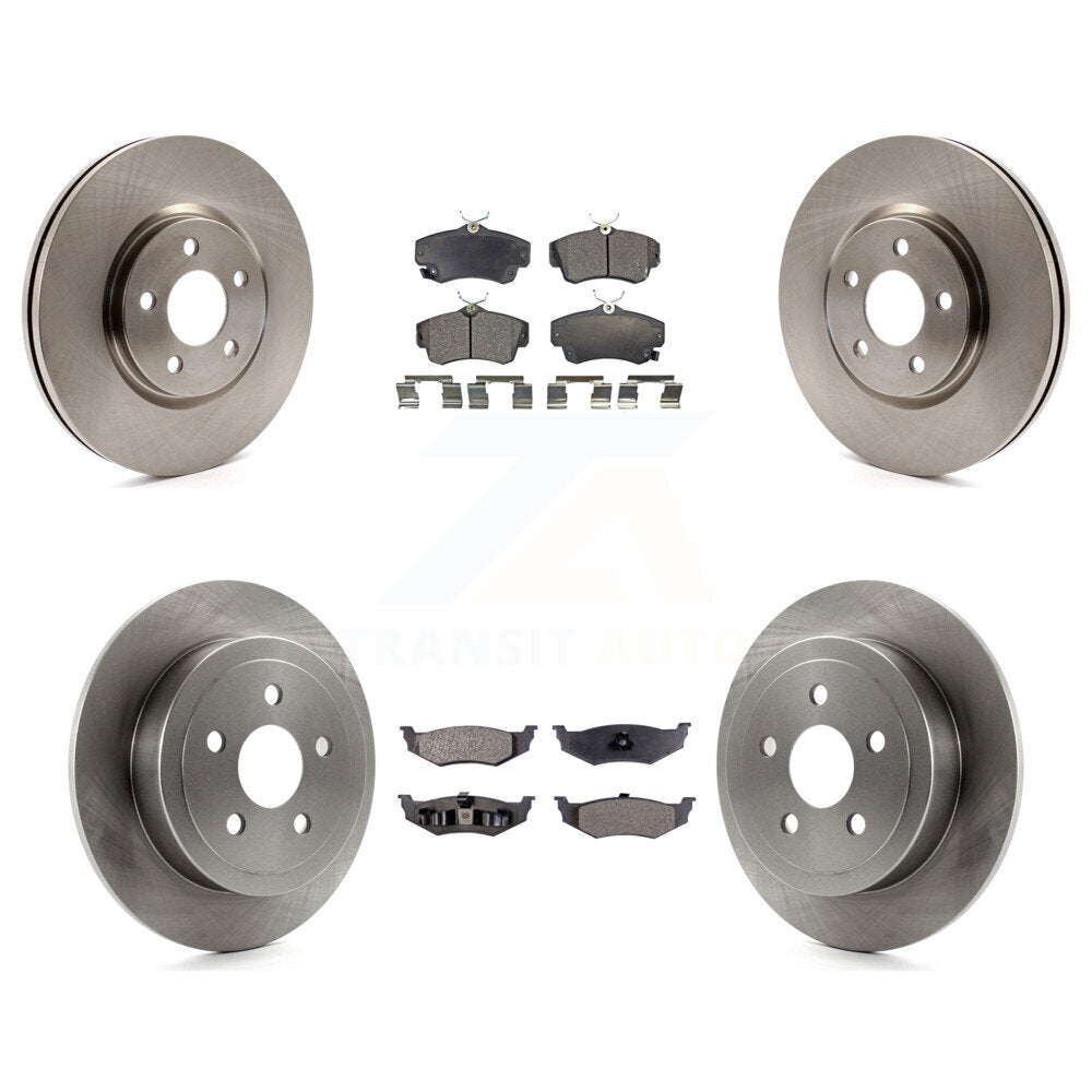 Transit Auto K8T-101021 Disc Brake Kit for 2008-2009 Chrysler PT Cruiser - Front and Rear product image