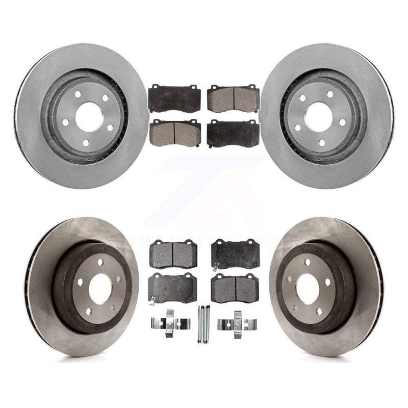 Transit Auto K8T-101036 Disc Brake Kit for 2006-2010 Jeep Grand Cherokee - Front and Rear product image