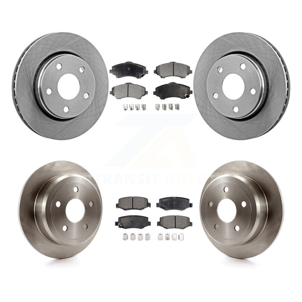 Transit Auto K8T-101044 Disc Brake Kit for 2007-2017 Jeep Wrangler - Front and Rear product image