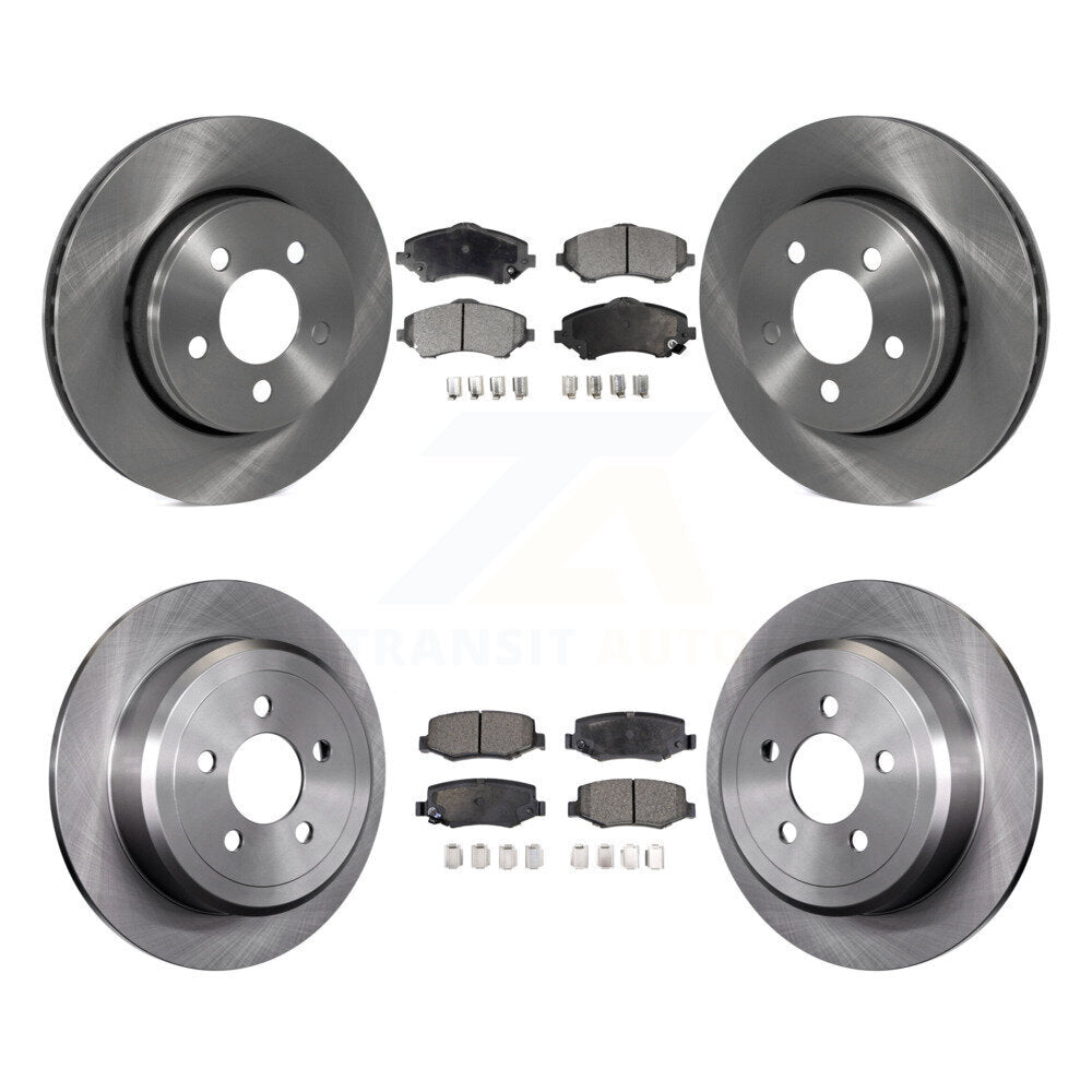 Transit Auto K8T-101045 Disc Brake Kit for 2007-2012 Dodge Nitro, Jeep Liberty - Front and Rear product image