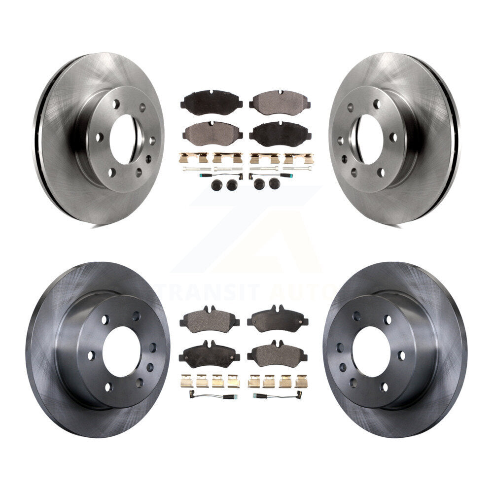 Transit Auto K8T-101046 Disc Brake Kit for 2007-2018 Mercedes-Benz Sprinter 2500, Dodge Sprinter 2500, Freightliner Sprinter 2500 - Front and Rear product image