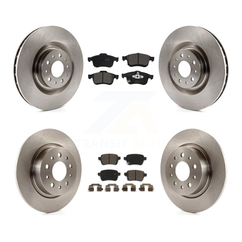 Transit Auto K8T-101066 Disc Brake Kit for 2014-2020 Fiat 500L - Front and Rear product image