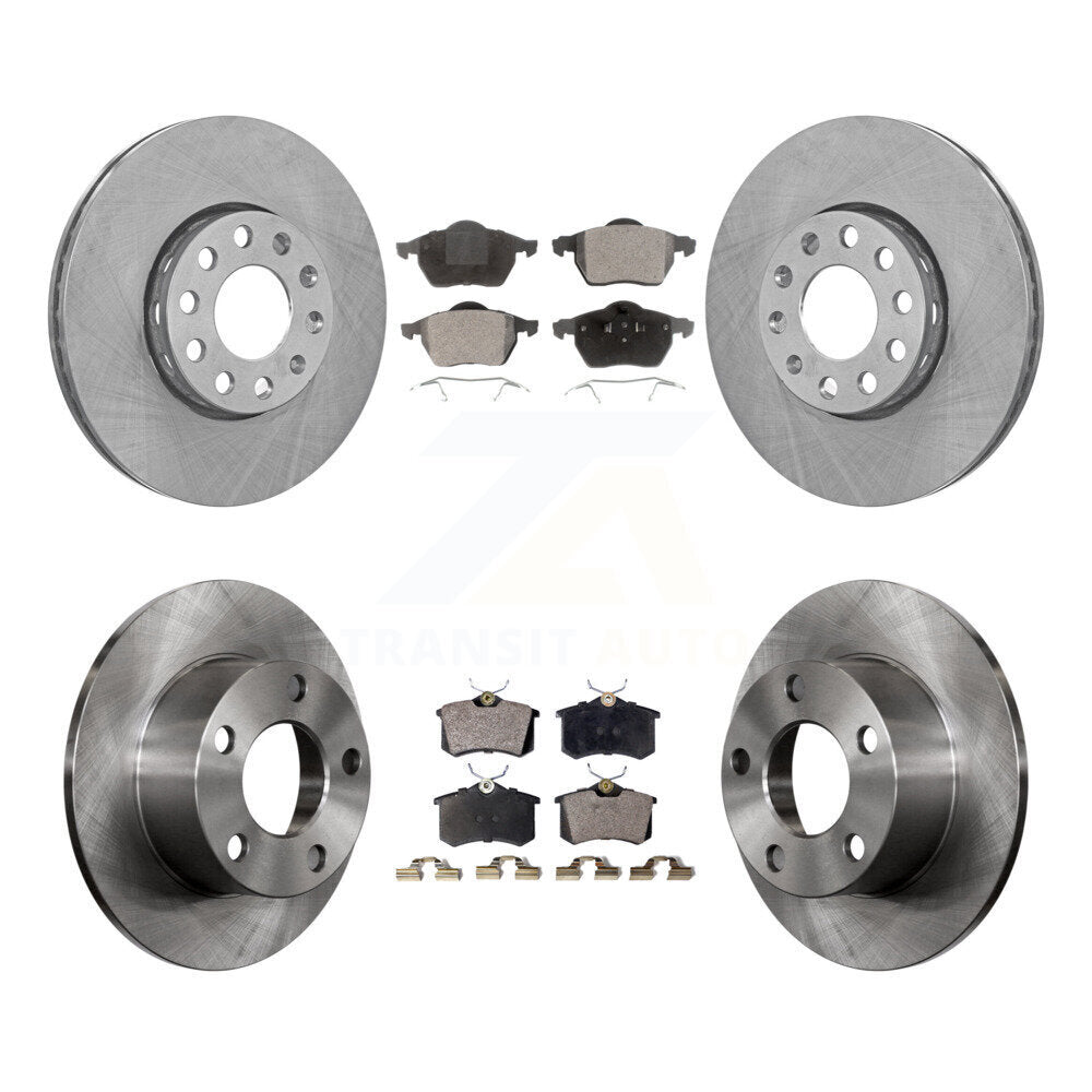 Transit Auto K8T-101104 Disc Brake Kit for 2000-2005 Volkswagen Passat, Audi A6 - Front and Rear product image