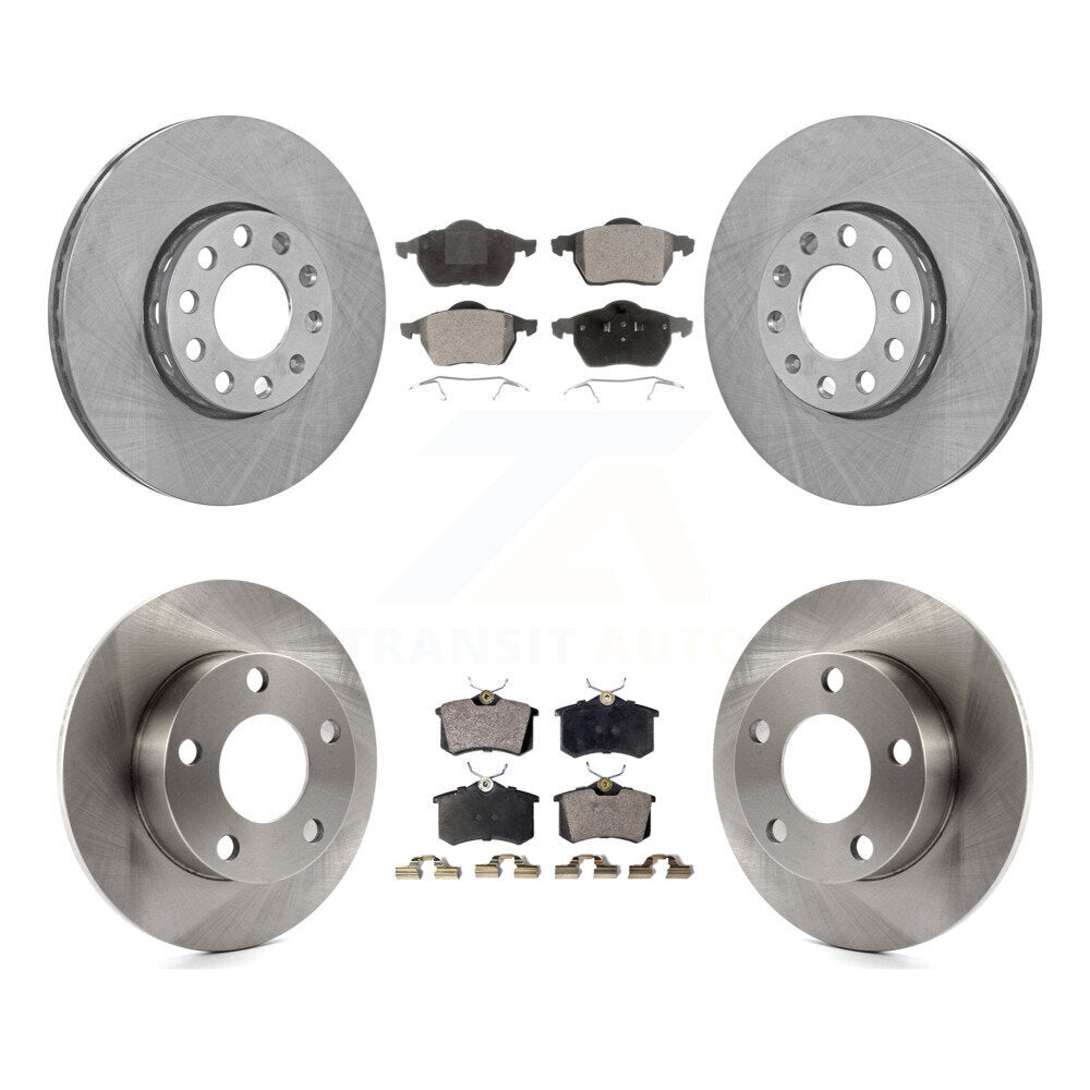 Transit Auto K8T-101107 Disc Brake Kit for 1999-2005 Volkswagen Passat, Audi A4 - Front and Rear product image