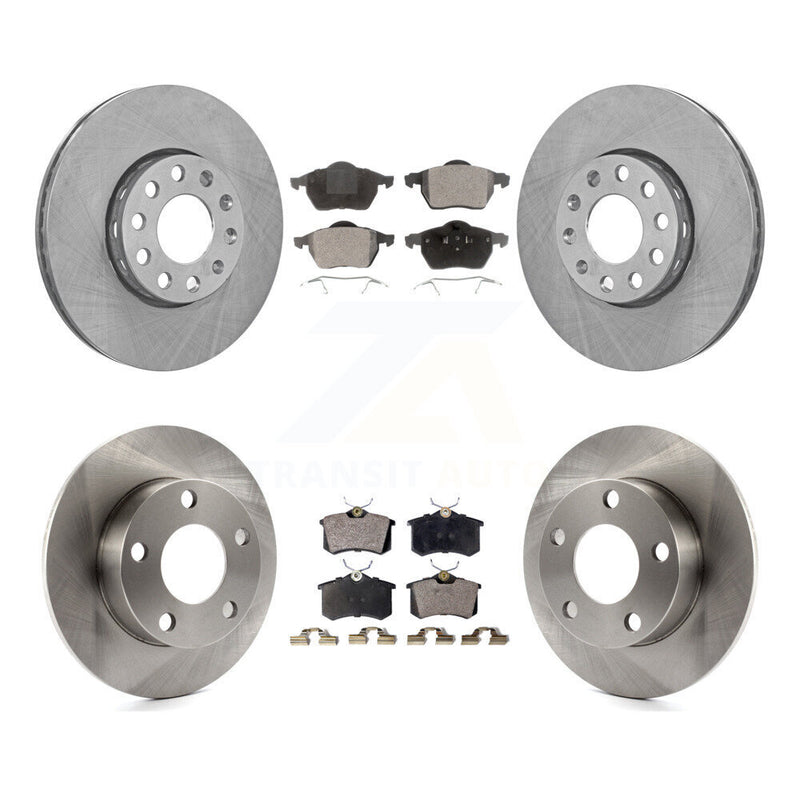 Transit Auto K8T-101107 Disc Brake Kit for 1999-2005 Volkswagen Passat, Audi A4 - Front and Rear product image