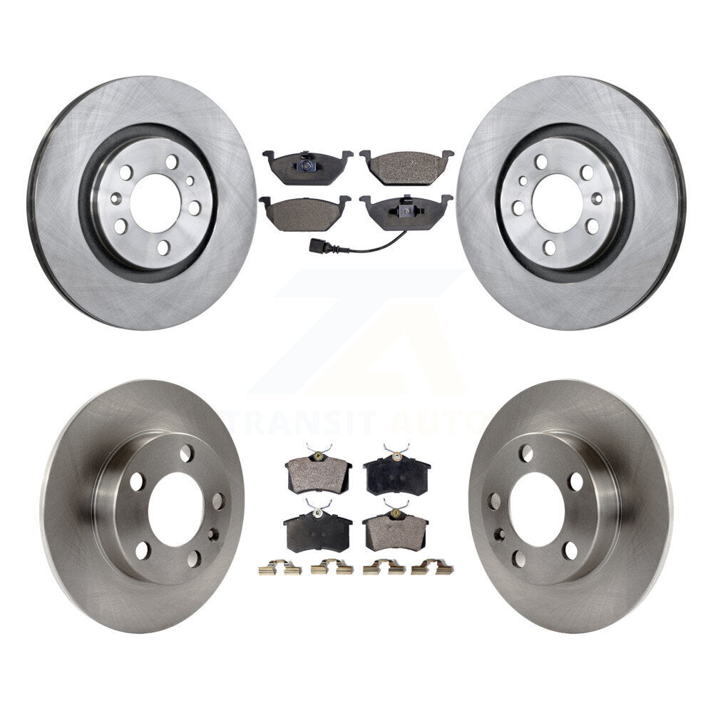 Transit Auto K8T-101147 Disc Brake Kit for 1998-2010 Volkswagen Golf City, Volkswagen Jetta City, Volkswagen Jetta & more - Front and Rear product image