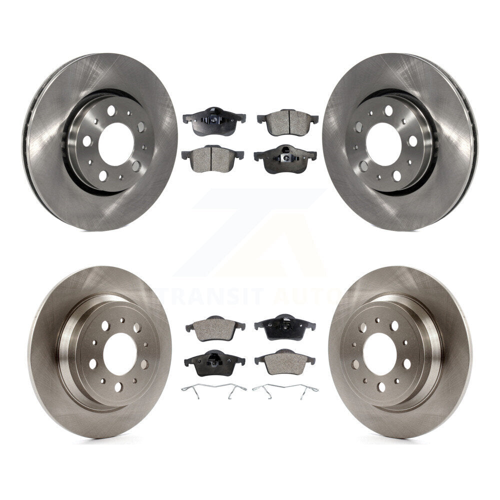 Transit Auto K8T-101196 Disc Brake Kit for 1999-2009 Volvo S60, Volvo S80, Volvo V70 & more - Front and Rear product image