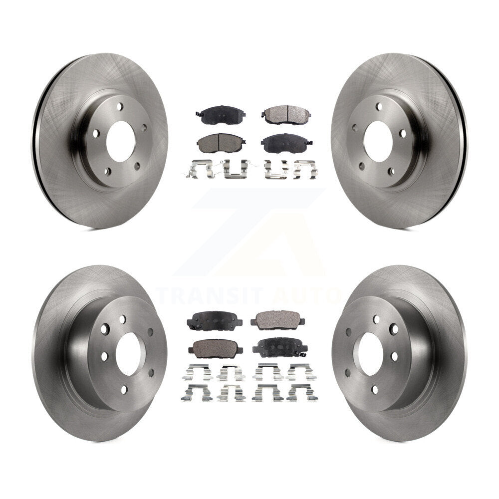 Transit Auto K8T-101207 Disc Brake Kit for 2002-2006 Nissan Altima - Front and Rear product image