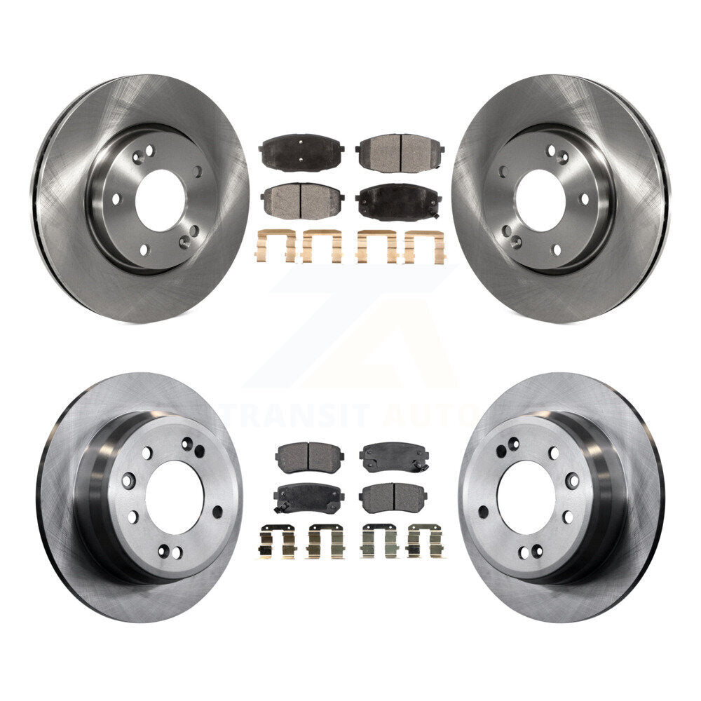 Transit Auto K8T-101212 Disc Brake Kit for 2009-2012 Hyundai Elantra - Front and Rear product image