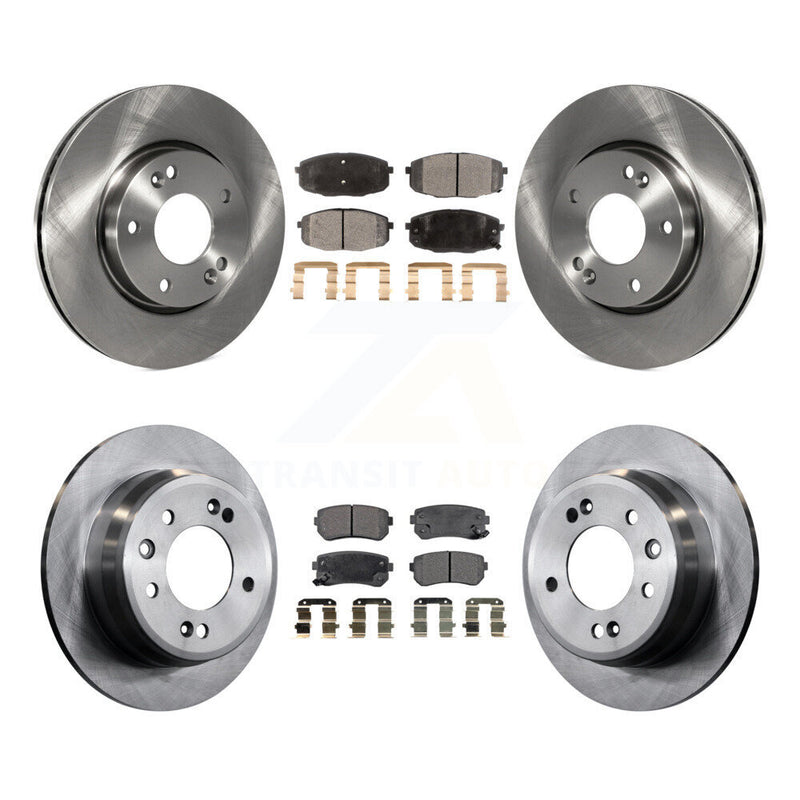 Transit Auto K8T-101212 Disc Brake Kit for 2009-2012 Hyundai Elantra - Front and Rear product image