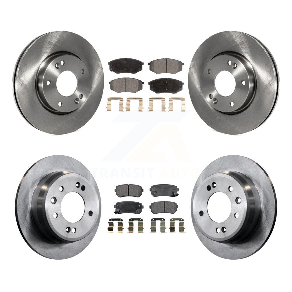 Transit Auto K8T-101213 Disc Brake Kit for 2010-2012 Kia Sportage, Hyundai Tucson - Front and Rear product image
