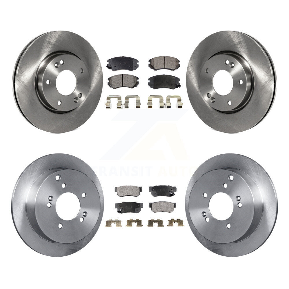 Transit Auto K8T-101215 Disc Brake Kit for 2005-2010 Hyundai Tucson, Kia Sportage - Front and Rear product image