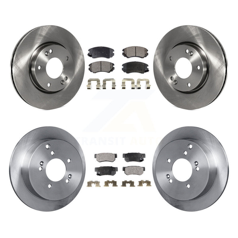 Transit Auto K8T-101215 Disc Brake Kit for 2005-2010 Hyundai Tucson, Kia Sportage - Front and Rear product image