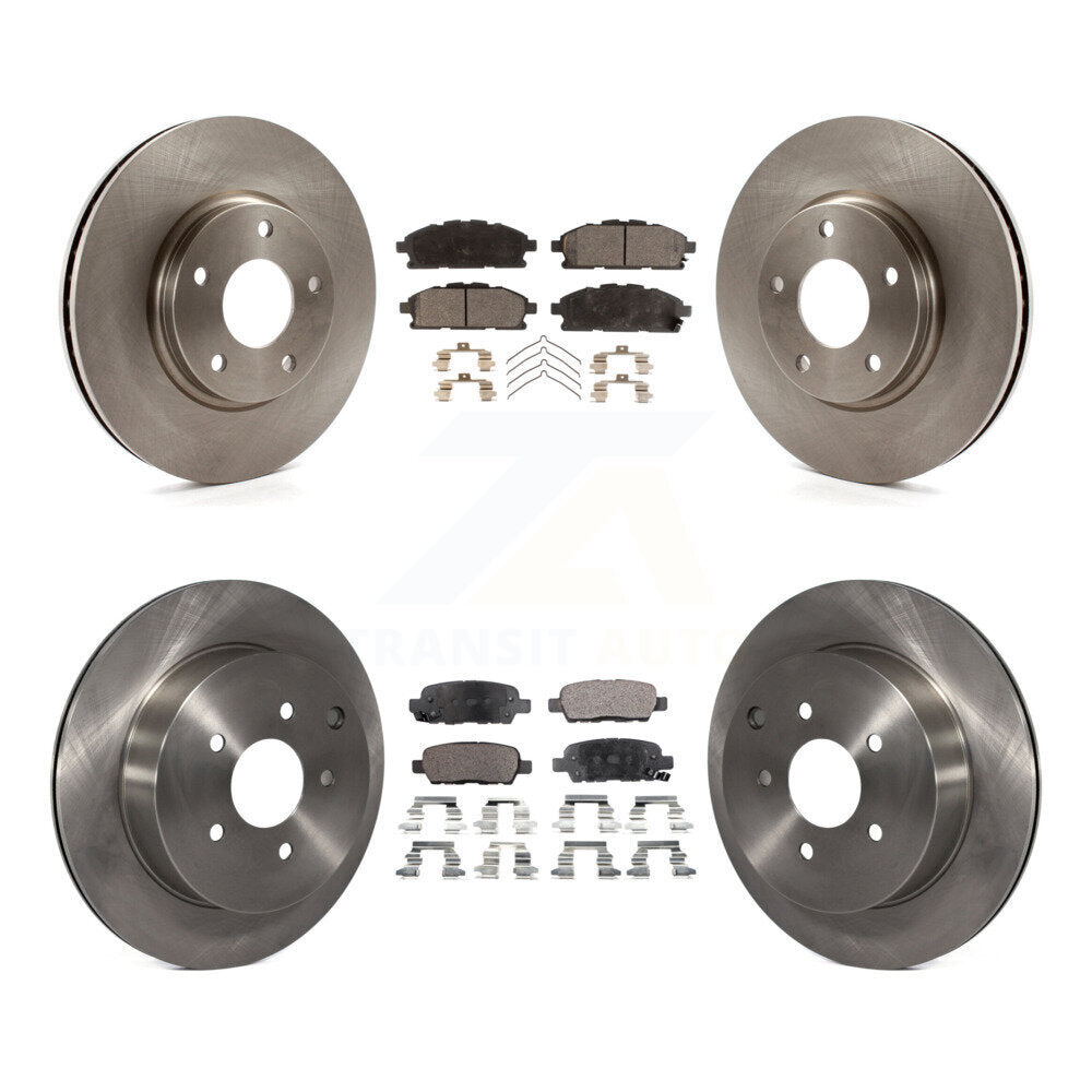 Transit Auto K8T-101230 Disc Brake Kit for 2011-2017 Nissan Quest - Front and Rear product image