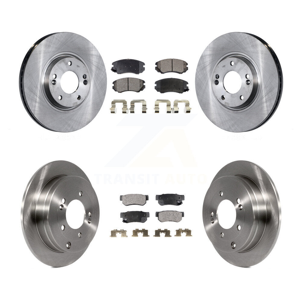 Transit Auto K8T-101274 Disc Brake Kit for 2006-2009 Hyundai Azera - Front and Rear product image