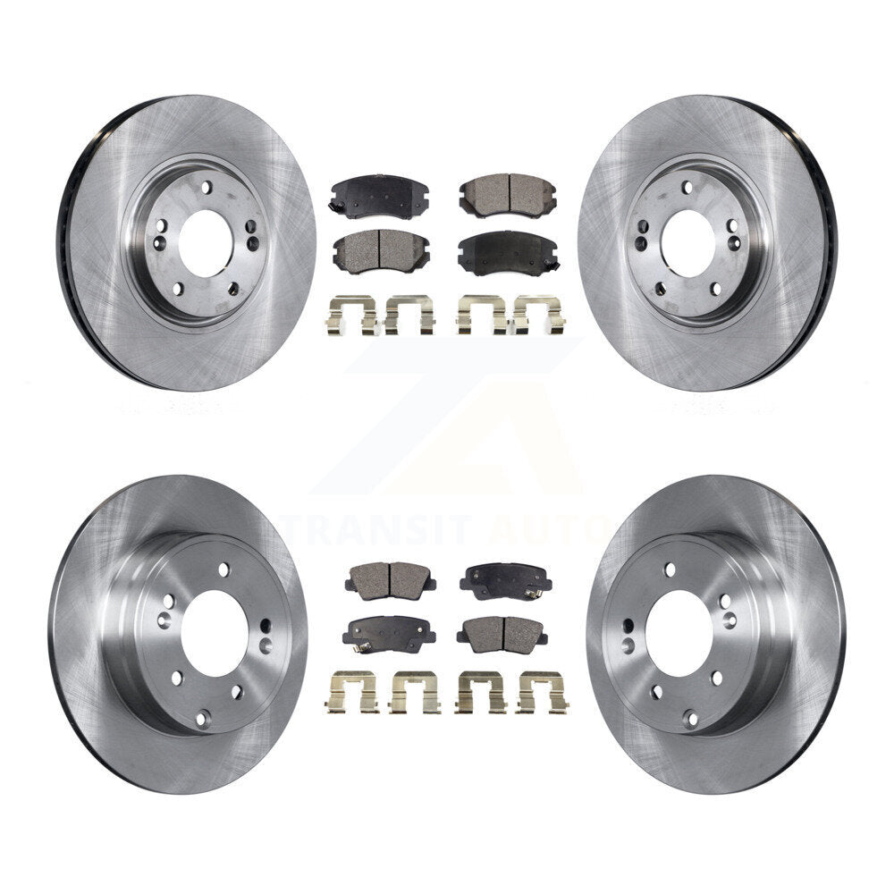 Transit Auto K8T-101275 Disc Brake Kit for 2010-2011 Hyundai Azera - Front and Rear product image