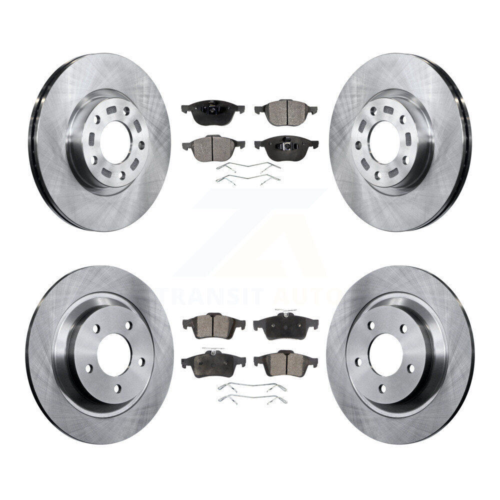 Transit Auto K8T-101277 Disc Brake Kit for 2006-2017 Mazda 5 - Front and Rear product image