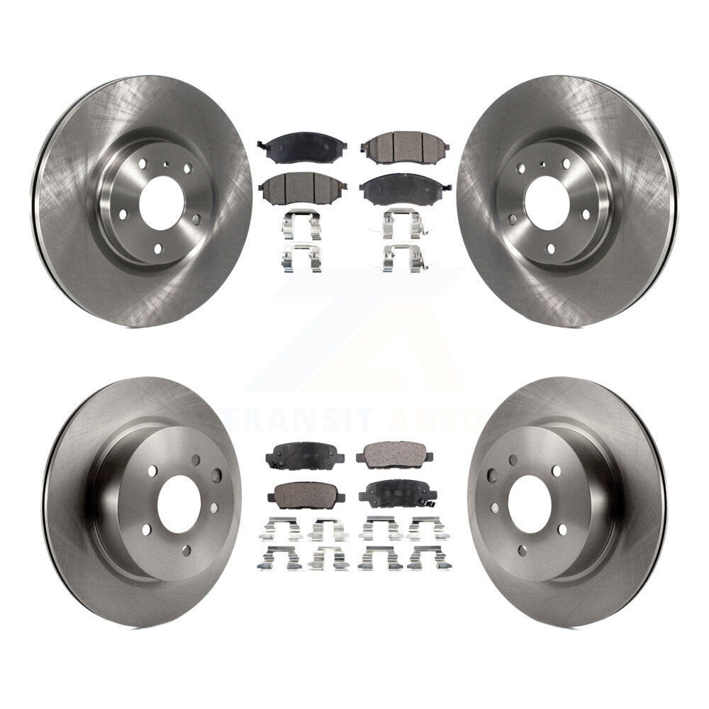 Transit Auto K8T-101286 Disc Brake Kit for 2005-2015 INFINITI Q40, INFINITI QX50, INFINITI EX37 & more - Front and Rear product image