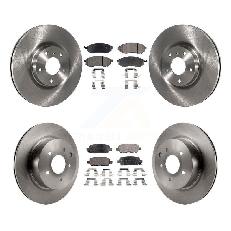 Transit Auto K8T-101286 Disc Brake Kit for 2005-2015 INFINITI Q40, INFINITI QX50, INFINITI EX37 & more - Front and Rear product image