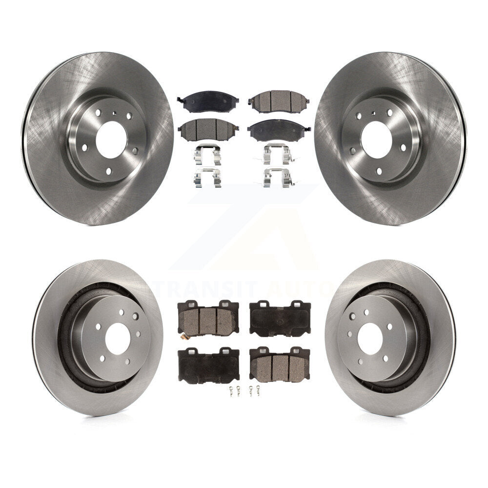 Transit Auto K8T-101287 Disc Brake Kit for 2009-2020 Nissan 370Z - Front and Rear product image