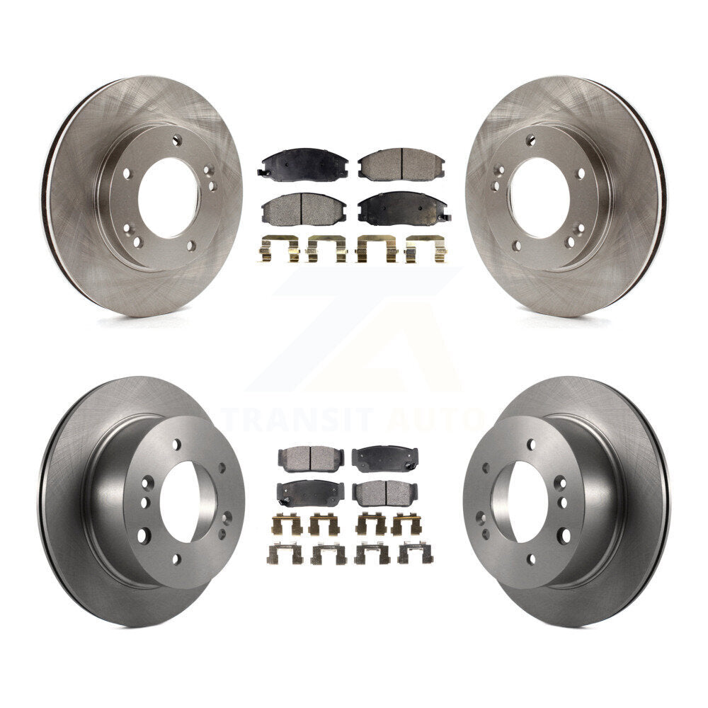 Transit Auto K8T-101295 Disc Brake Kit for 2003-2006 Kia Sorento - Front and Rear product image