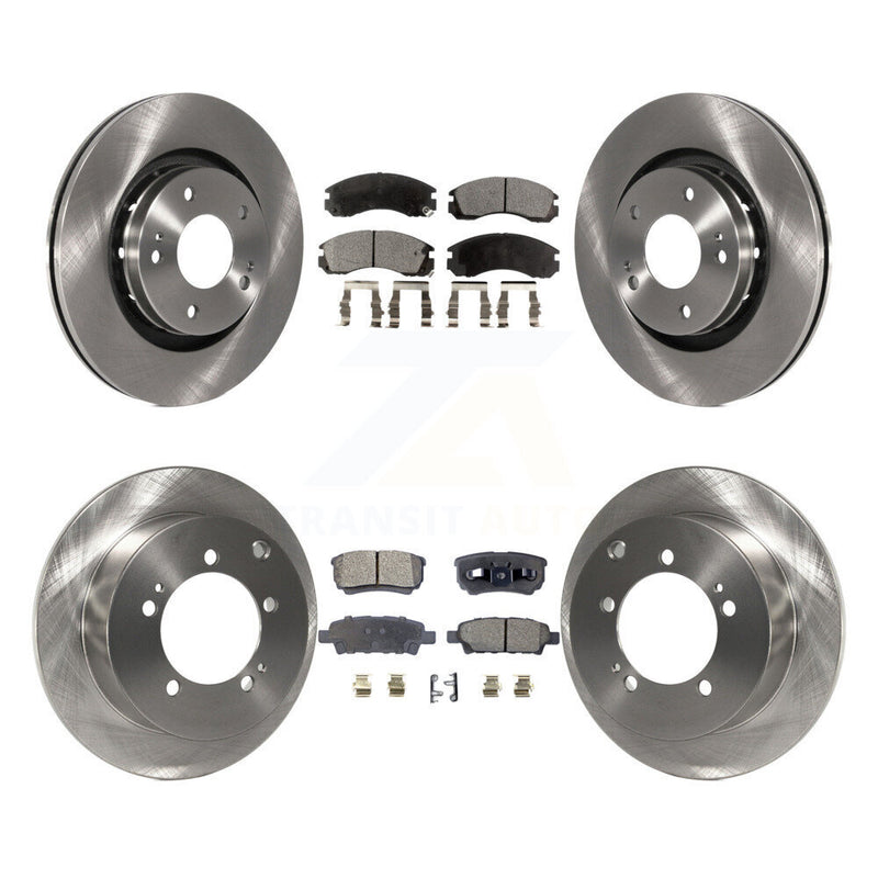 Transit Auto K8T-101301 Disc Brake Kit for 2005-2006 Mitsubishi Outlander - Front and Rear product image