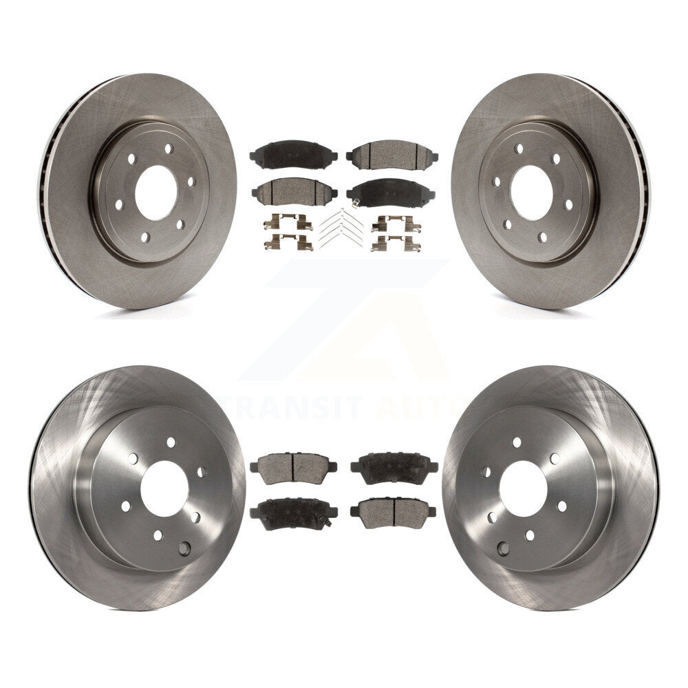 Transit Auto K8T-101314 Disc Brake Kit for 2005-2012 Nissan Pathfinder - Front and Rear product image
