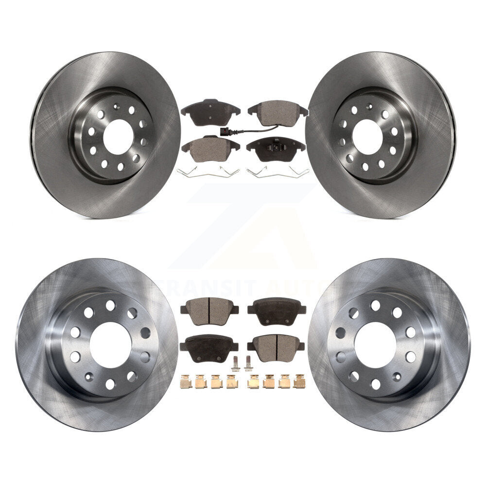 Transit Auto K8T-101323 Disc Brake Kit for 2017-2018 Volkswagen Jetta - Front and Rear product image