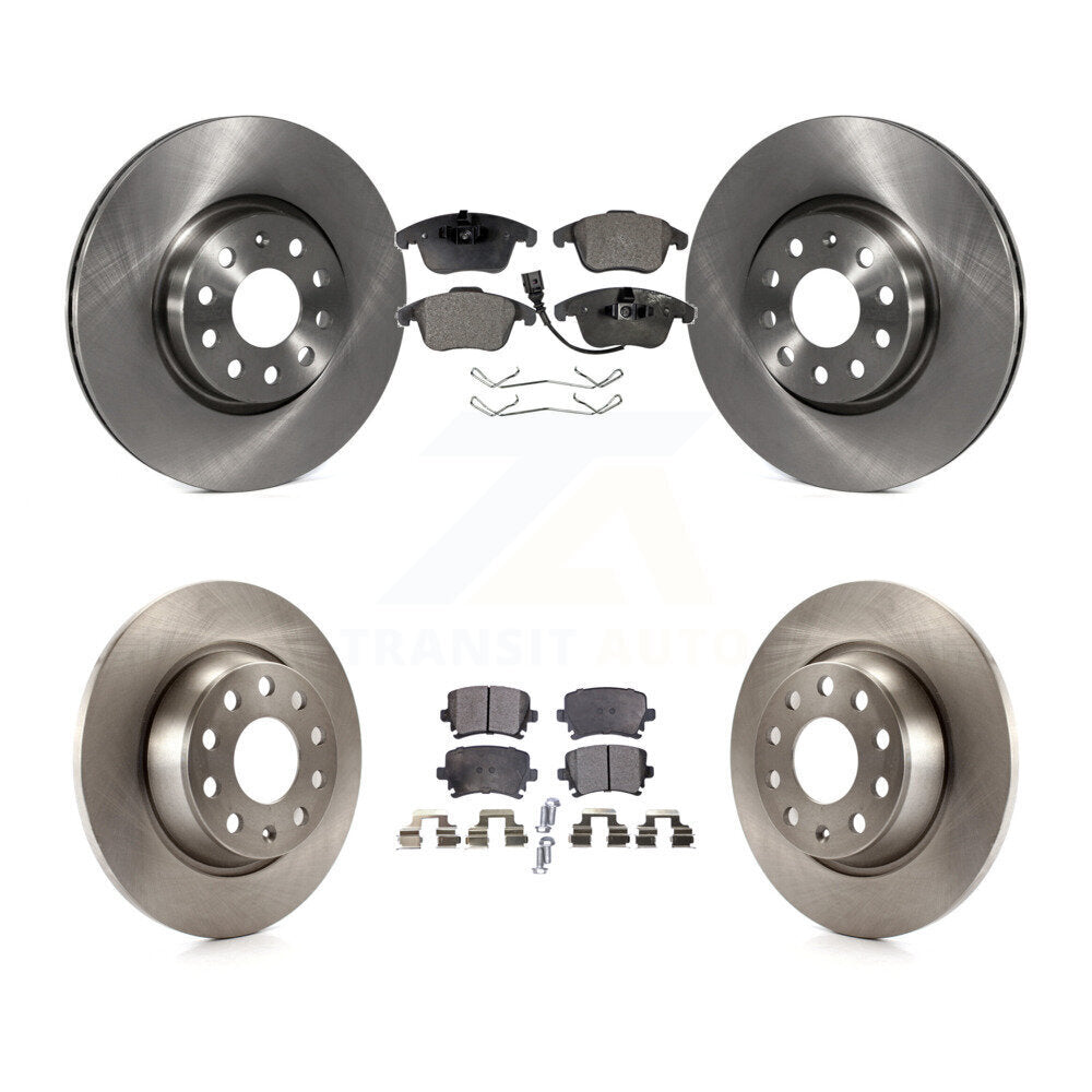 Transit Auto K8T-101325 Disc Brake Kit for 2009-2018 Volkswagen Tiguan Limited, Audi Q3, Audi Q3 Quattro & more - Front and Rear product image