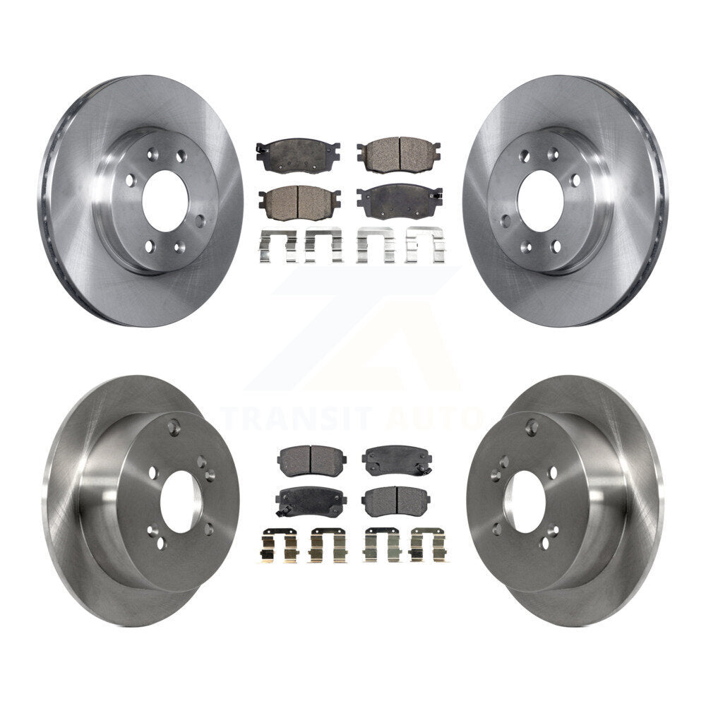 Transit Auto K8T-101338 Disc Brake Kit for 2006-2010 Hyundai Accent, Kia Rio, Kia Rio5 - Front and Rear product image