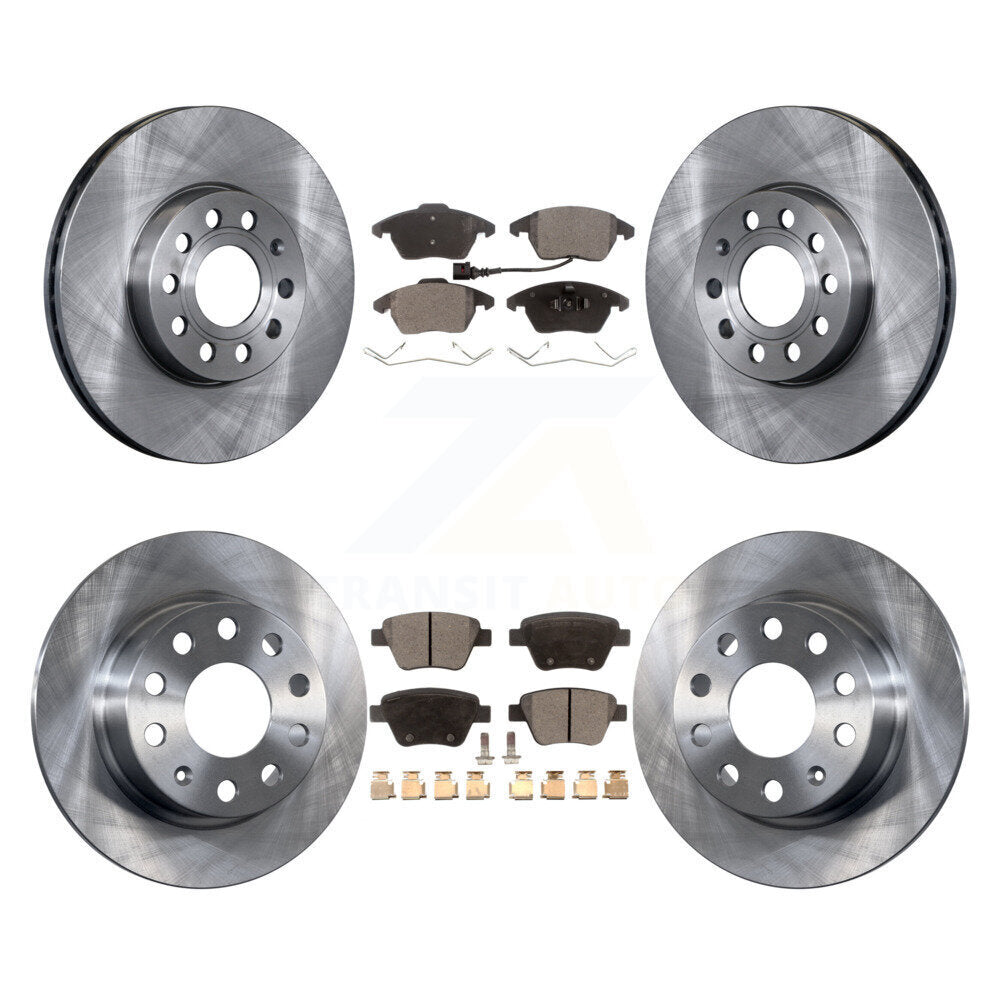 Transit Auto K8T-101344 Disc Brake Kit for 2017-2018 Volkswagen Jetta - Front and Rear product image