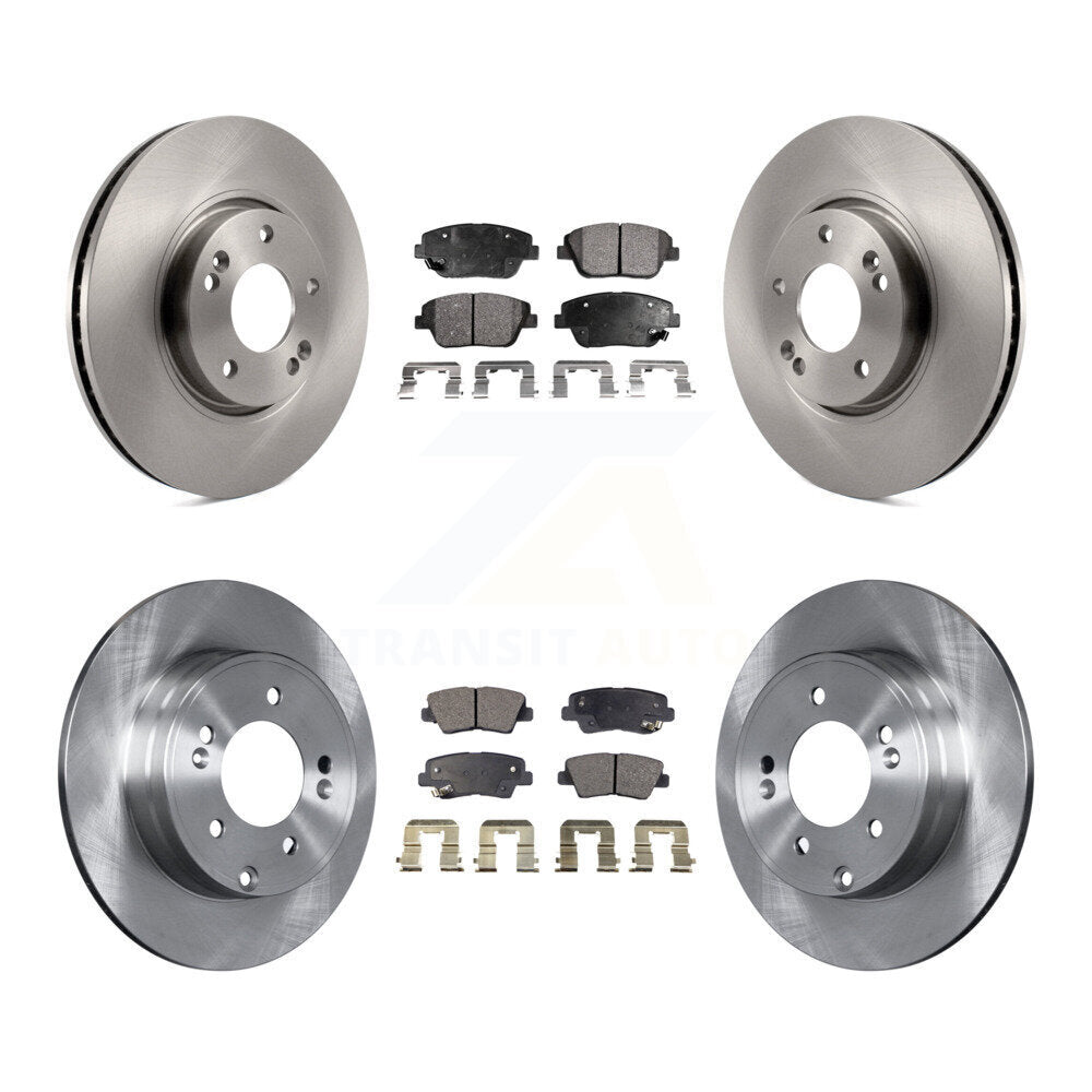 Transit Auto K8T-101352 Disc Brake Kit for 2011-2016 Kia Optima, Hyundai Sonata - Front and Rear product image