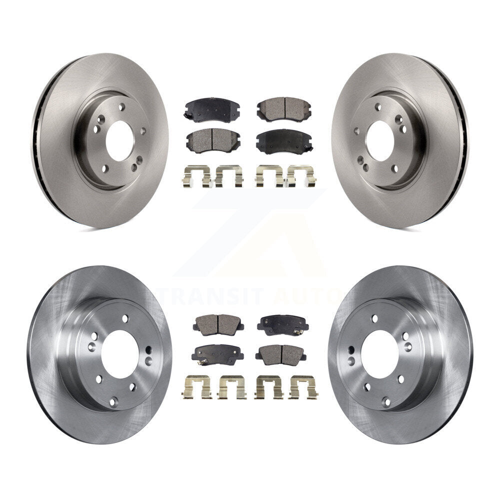 Transit Auto K8T-101359 Disc Brake Kit for 2008-2010 Hyundai Sonata - Front and Rear product image