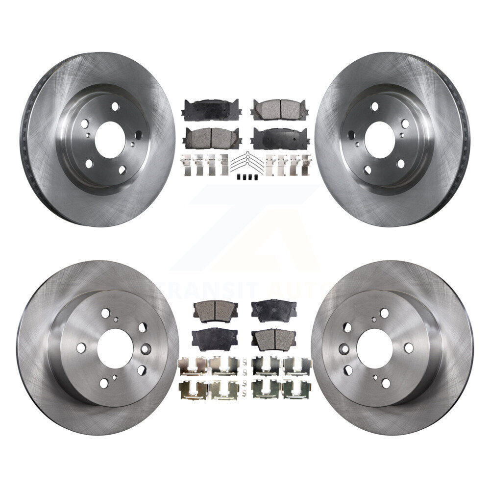 Transit Auto K8T-101371 Disc Brake Kit for 2012-2018 Lexus ES300h, Lexus ES350, Toyota Avalon & more - Front and Rear product image