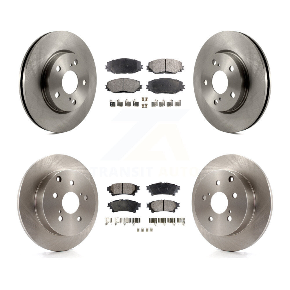 Transit Auto K8T-101378 Disc Brake Kit for 2012-2018 Toyota Prius V - Front and Rear product image