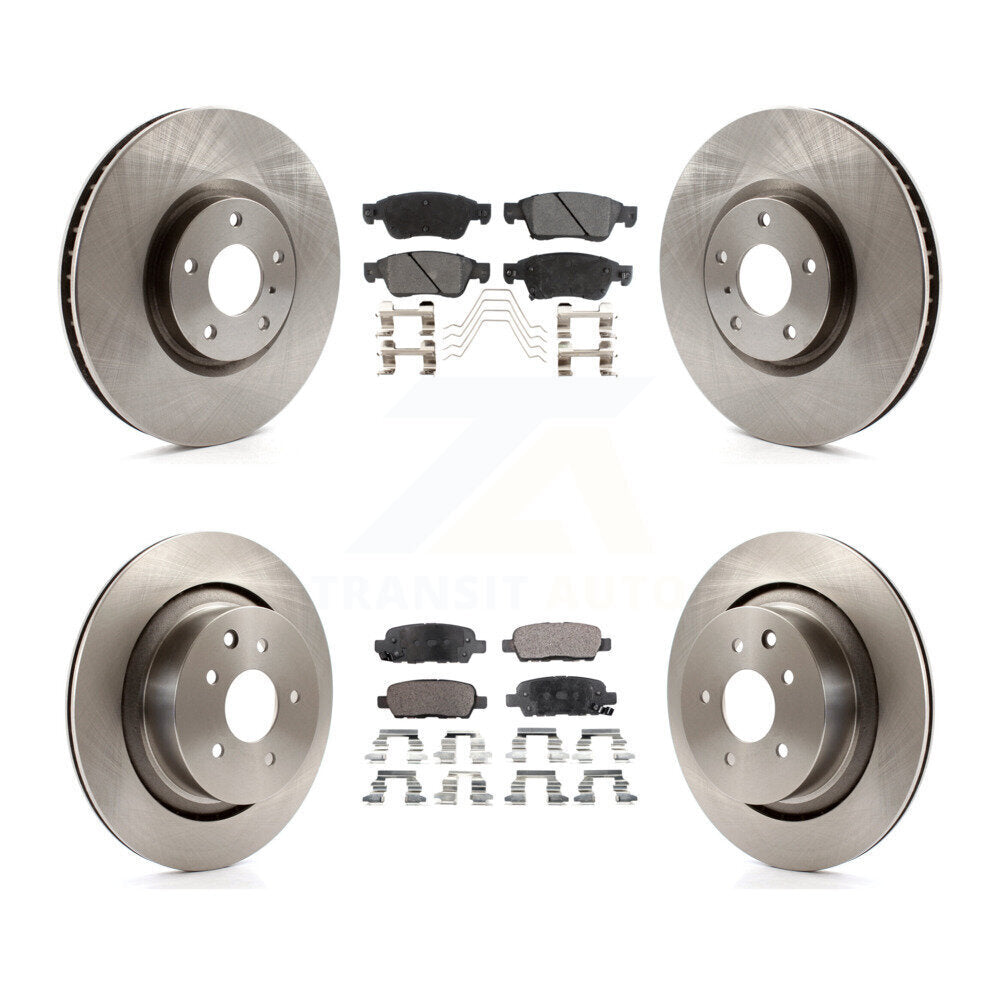 Transit Auto K8T-101421 Disc Brake Kit for 2007-2015 INFINITI Q60, INFINITI G35 - Front and Rear product image