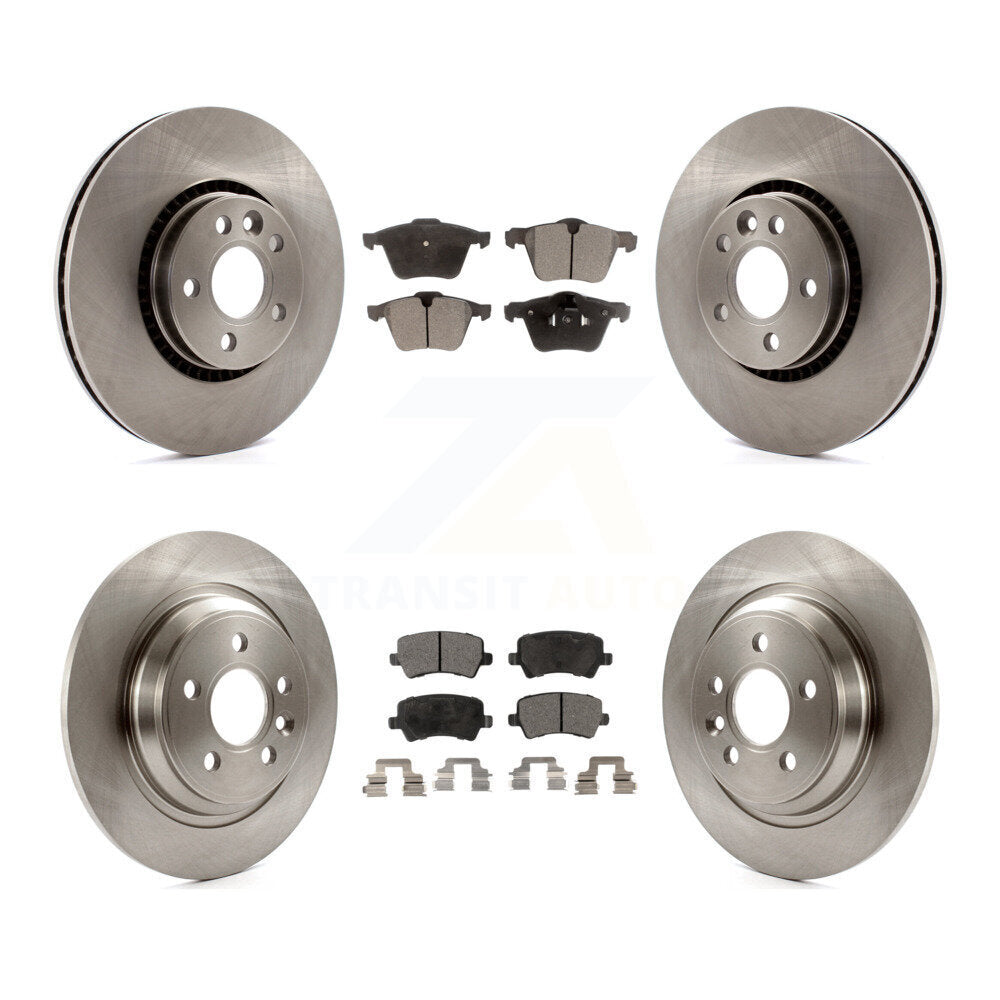 Transit Auto K8T-101455 Disc Brake Kit for 2008-2018 Volvo S60 Cross Country, Volvo V60 Cross Country, Volvo S60 & more - Front and Rear product image