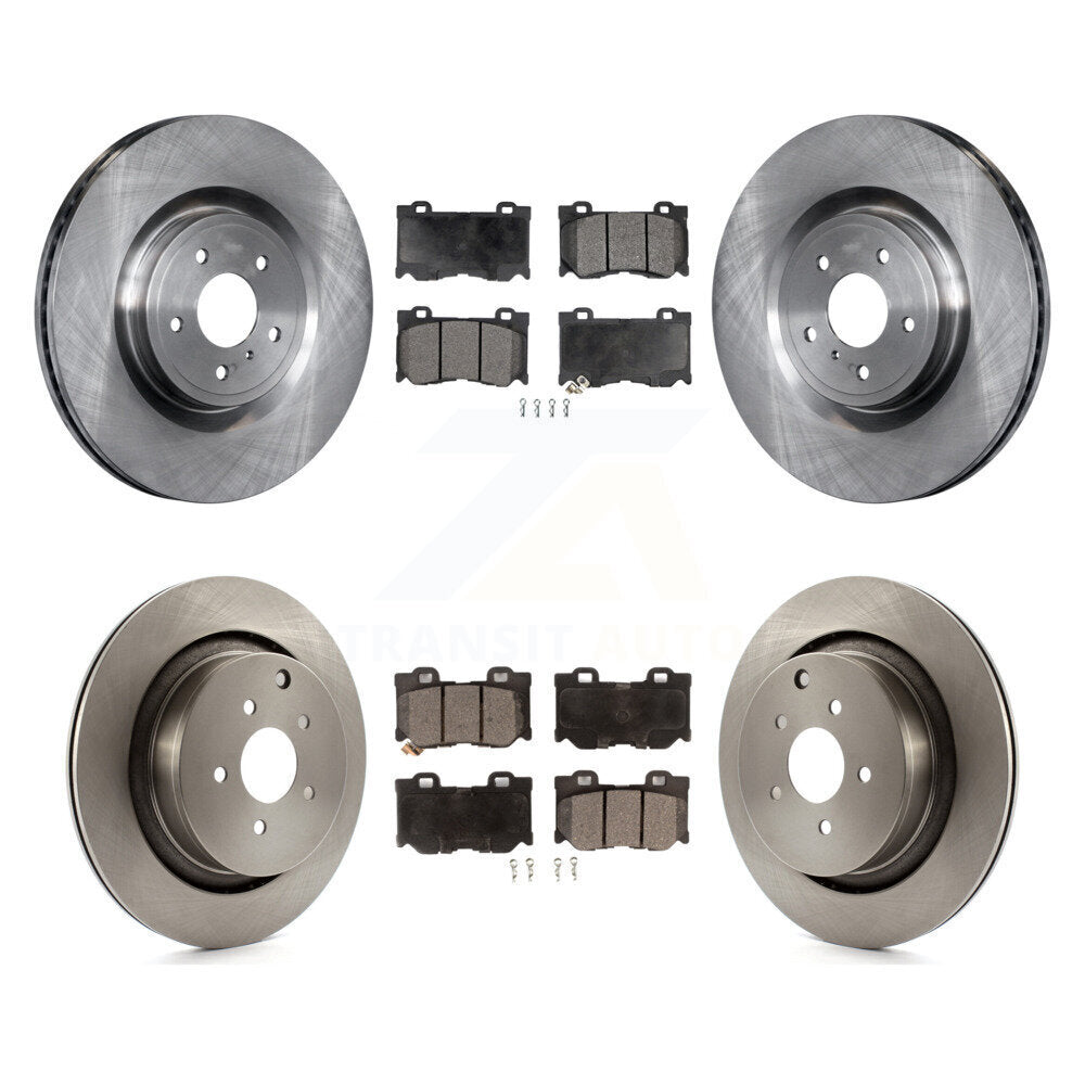 Transit Auto K8T-101474 Disc Brake Kit for 2009-2013 INFINITI FX50 - Front and Rear product image