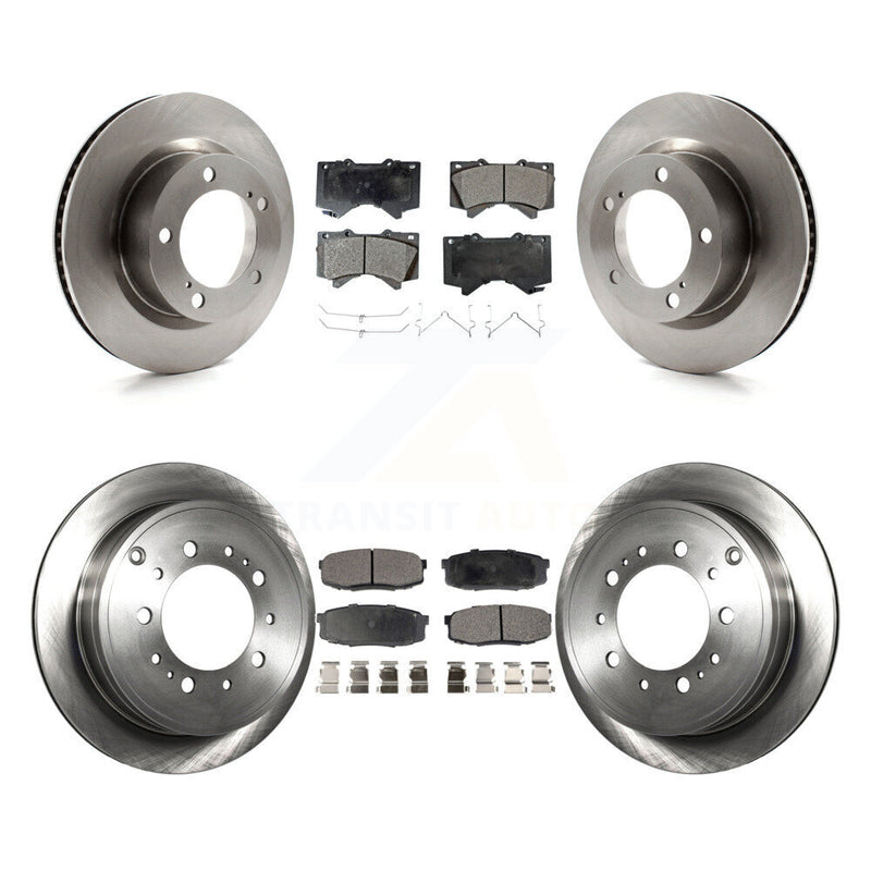 Transit Auto K8T-101480 Disc Brake Kit for 2008-2020 Toyota Land Cruiser, Lexus LX570 - Front and Rear product image