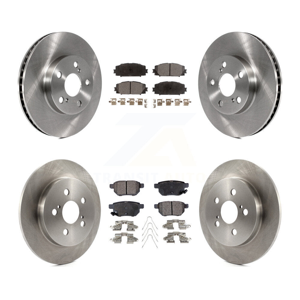 Transit Auto K8T-101505 Disc Brake Kit for 2010-2015 Toyota Prius Plug-In, Lexus CT200h, Toyota Prius - Front and Rear product image