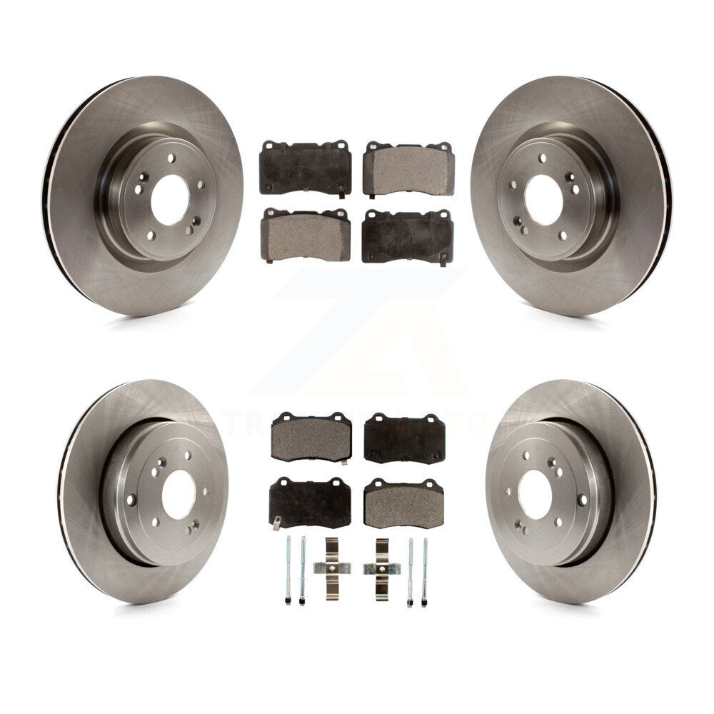 Transit Auto K8T-101510 Disc Brake Kit for 2010-2016 Hyundai Genesis Coupe - Front and Rear product image