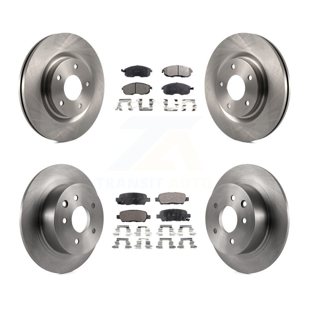 Transit Auto K8T-101524 Disc Brake Kit for 2011-2019 Nissan Juke, Nissan Sentra - Front and Rear product image