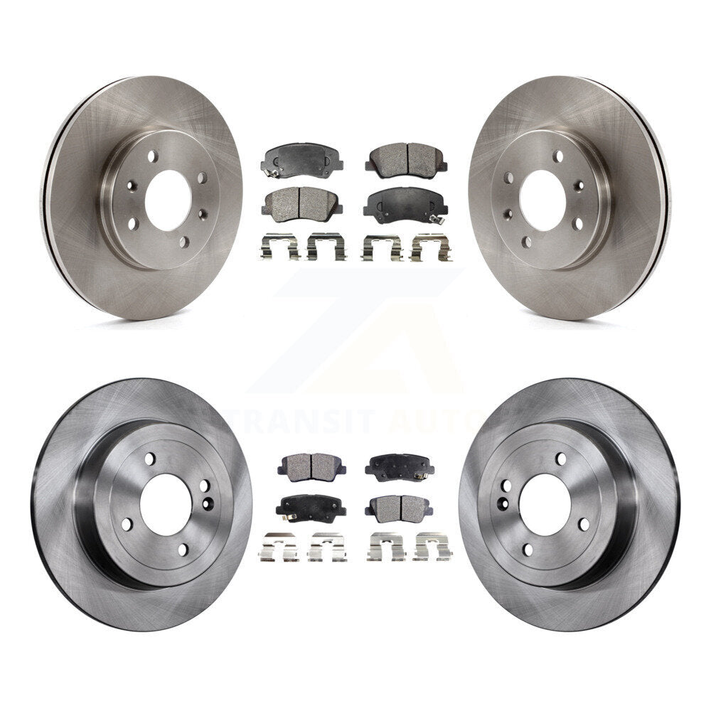 Transit Auto K8T-101559 Disc Brake Kit for 2012-2018 Kia Rio, Hyundai Accent - Front and Rear product image