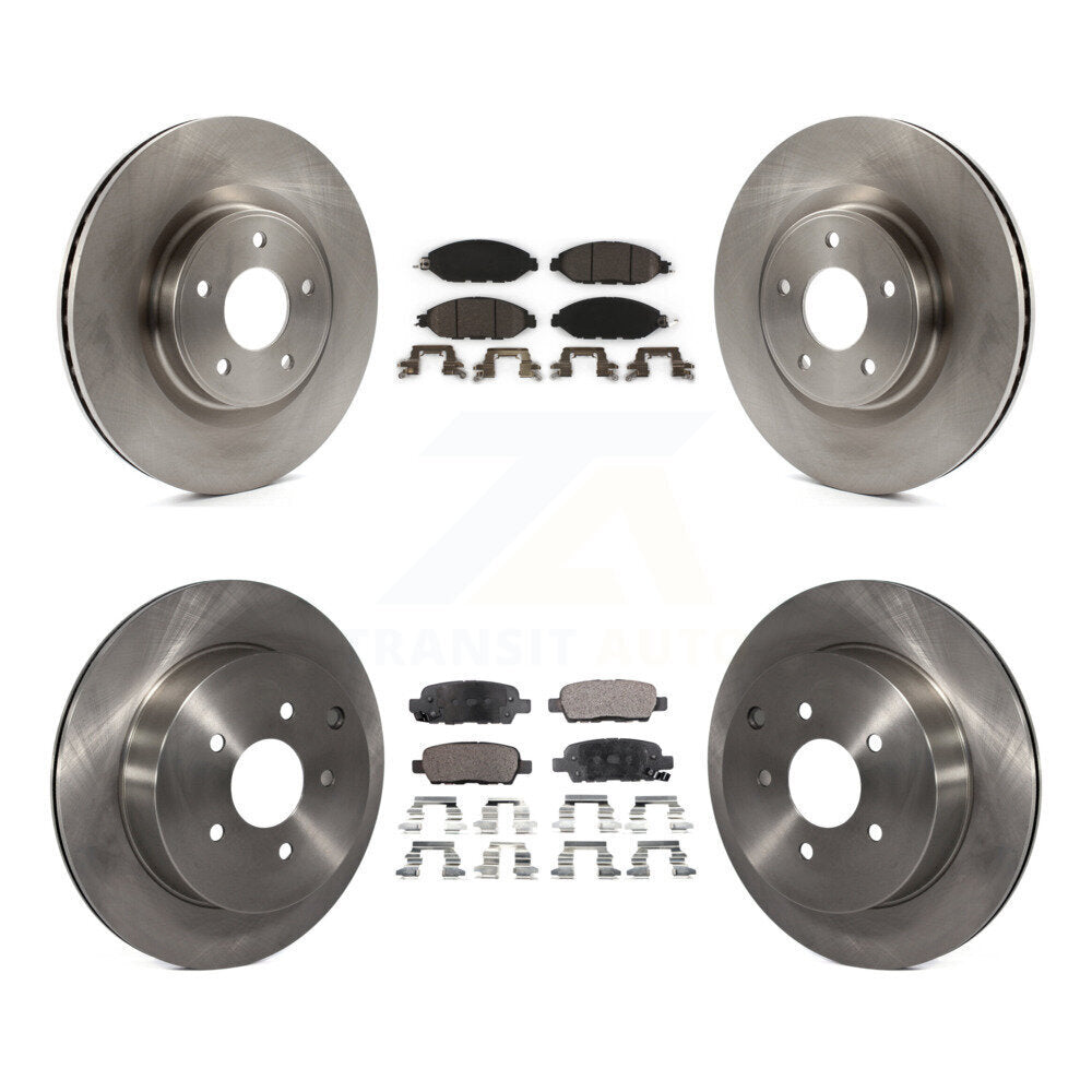 Transit Auto K8T-101578 Disc Brake Kit for 2013-2024 Nissan Murano, INFINITI QX60, INFINITI JX35 & more - Front and Rear product image