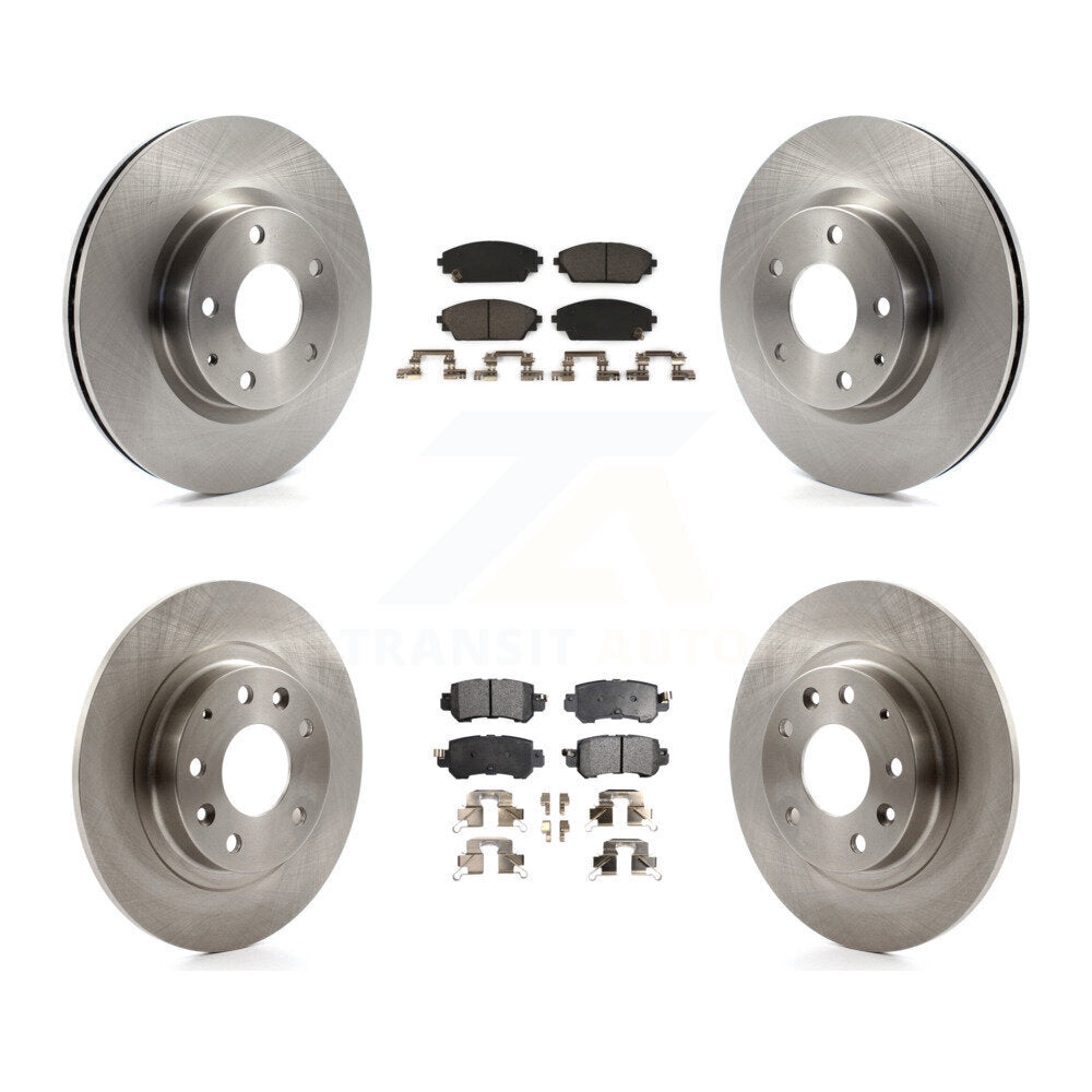 Transit Auto K8T-101588 Disc Brake Kit for 2016-2018 Mazda CX-3 - Front and Rear product image
