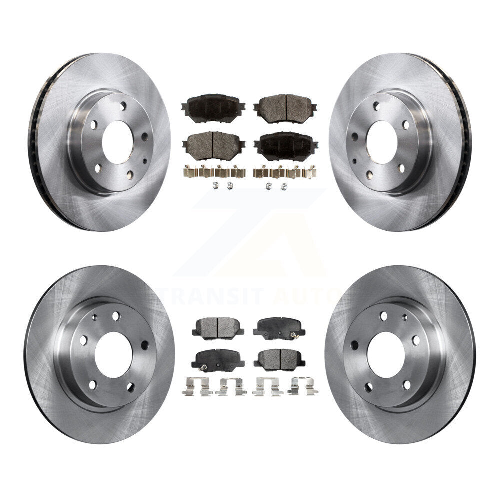 Transit Auto K8T-101593 Disc Brake Kit for 2014-2018 Mazda 3, Mazda 3 Sport - Front and Rear product image